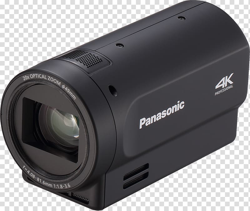 Panasonic Compact Camera Head for Memory Card Portable Recorder AG-UCK20GJ Video Cameras P2 4K resolution, Camera transparent background PNG clipart