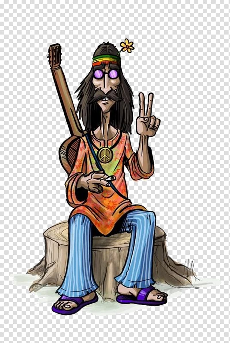 Free download Musician , Hippie Drawing Cartoon Peace symbols, hippie