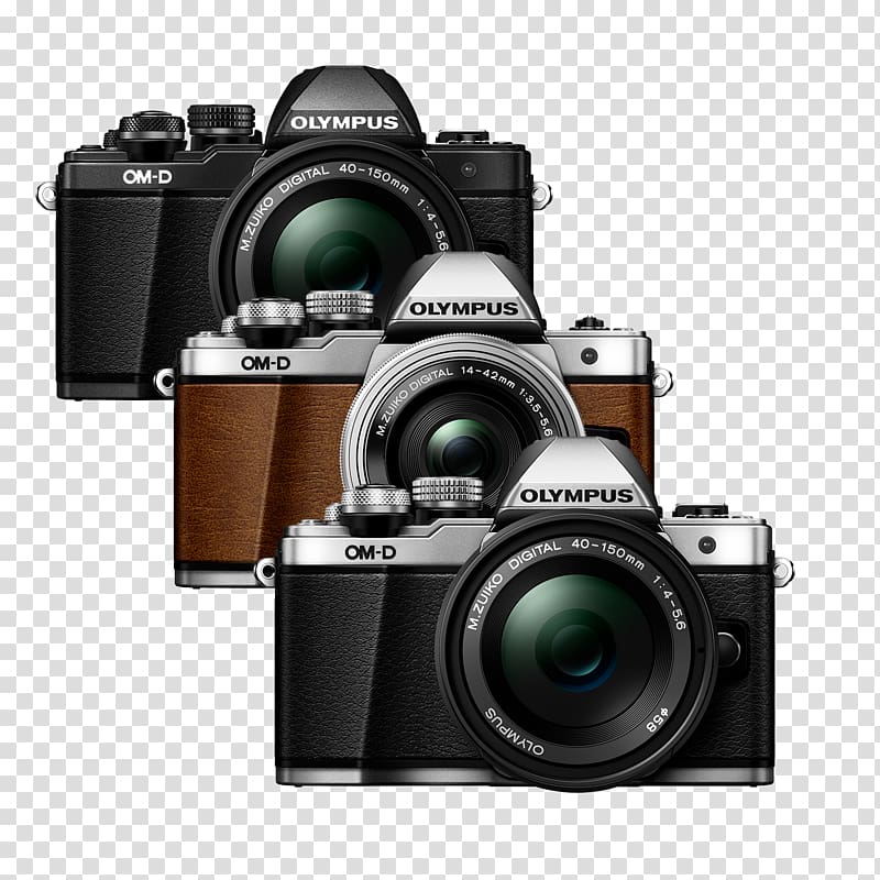 Digital SLR Olympus OM-D E-M10 Mark II Camera lens, olympus pen e-pl9 transparent background PNG clipart