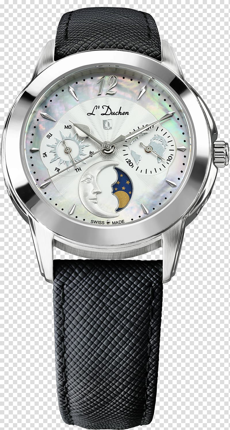 Watch Leather Baselworld Quartz clock Maurice Lacroix, watch transparent background PNG clipart