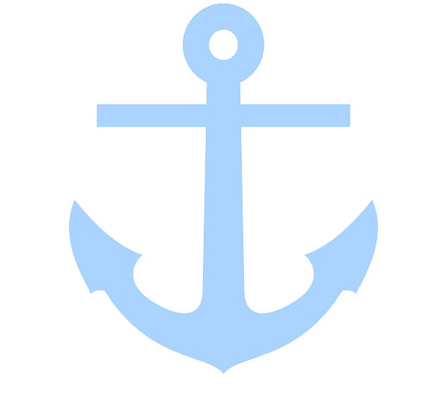 Anchor Navy blue , Sailing Border transparent background PNG clipart