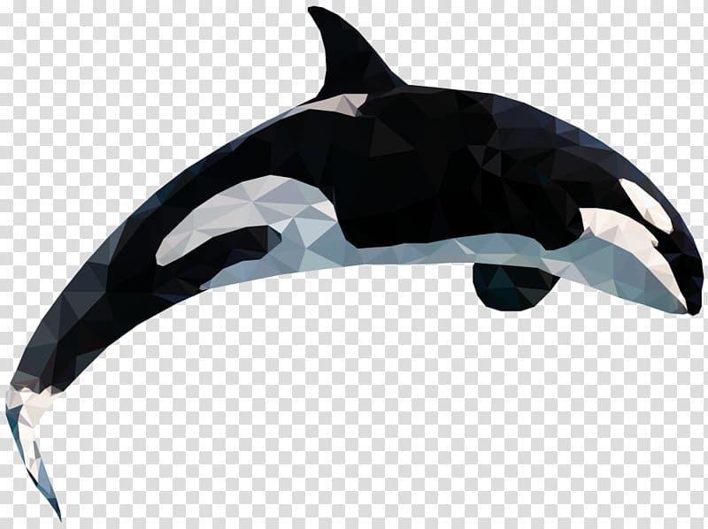 Illustrator Low poly Graphic Designer, whale transparent background PNG clipart