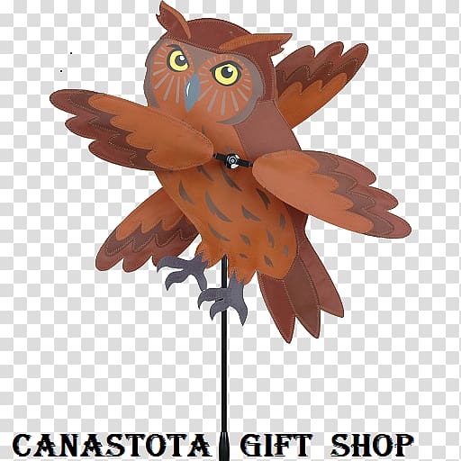 Owl Whirligig Bird Weather vane Pinwheel, owl transparent background PNG clipart
