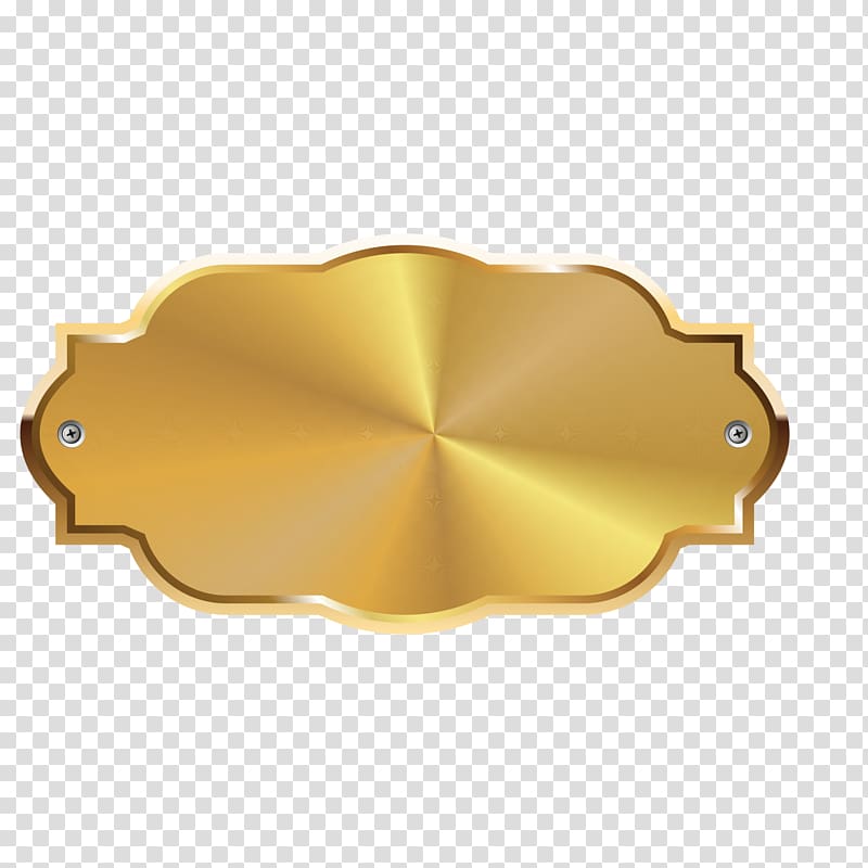 gold-colored palette illustration, Badge , Golden sparkle Badge transparent background PNG clipart