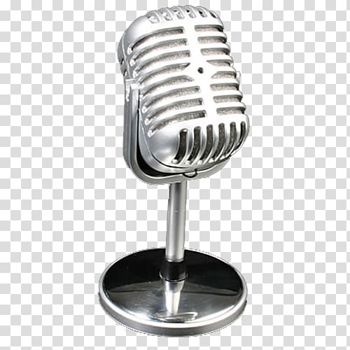 gray table microphone, Amateur radio Off-the-air Television show Internet radio, Microphone presentation transparent background PNG clipart