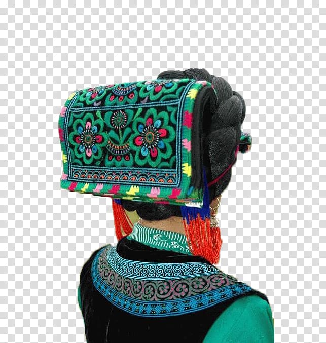 Ninglang Yi Autonomous County Lugu Lake Torch Festival Yi people Ethnic group, The patterns on the turban of Yi women transparent background PNG clipart