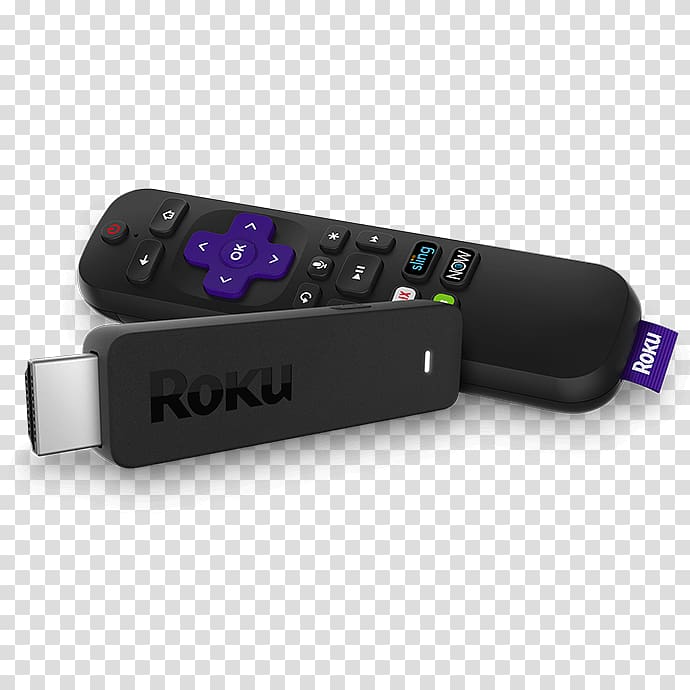 Roku Streaming Stick Chromecast Streaming media Digital media player, Roku transparent background PNG clipart