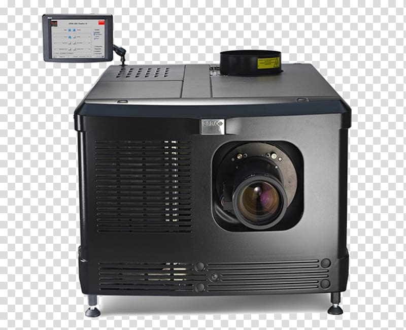 Multimedia Projectors Digital cinema Barco 4K resolution, Cubrir transparent background PNG clipart