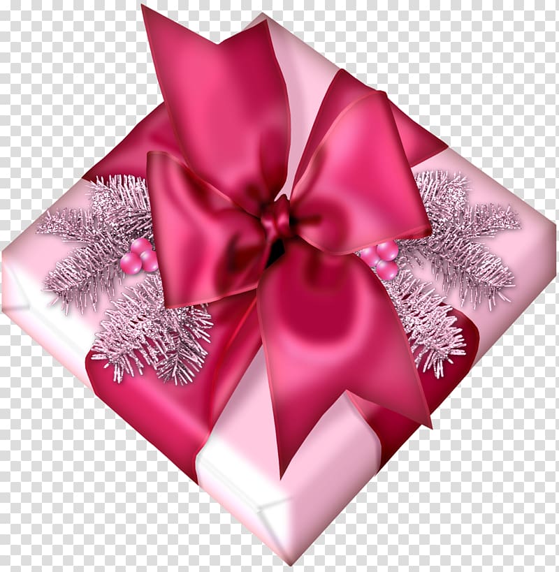 Bethlehem Ded Moroz Christmas gift Christmas gift, pink transparent background PNG clipart