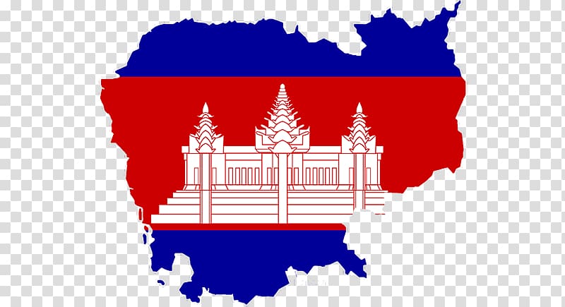 Flag of Cambodia Kingdom of Cambodia National flag Map, map transparent background PNG clipart