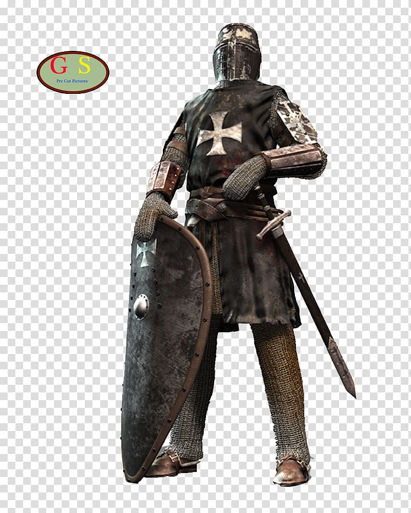 Knight Crusader Middle Ages Crusades Knights Templar, medival knight transparent background PNG clipart