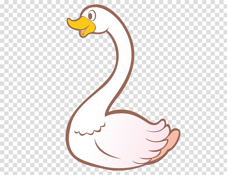 Goose Cartoon Tundra Swan , Goose transparent background PNG clipart