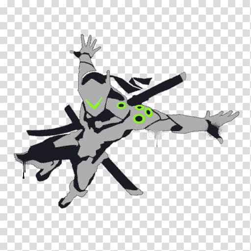 Overwatch Heroes of the Storm Graffiti Hanzo Wiki, genji transparent background PNG clipart