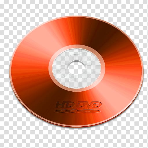 orange HD DVD compact disc illustration, data storage device dvd orange, Device Optical HD DVD transparent background PNG clipart
