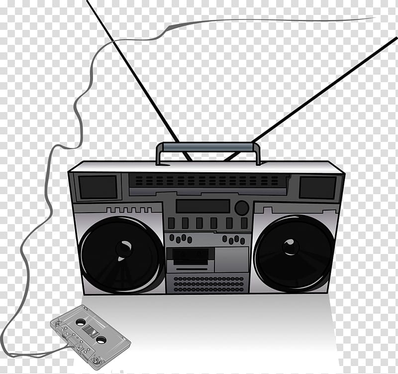 Drawing Radio Painting, Music player transparent background PNG clipart