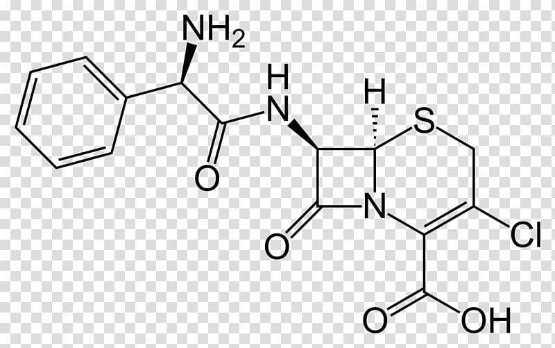 Cefaclor Cephalosporin Antibiotics Amoxicillin Pharmaceutical drug, molecular structure transparent background PNG clipart