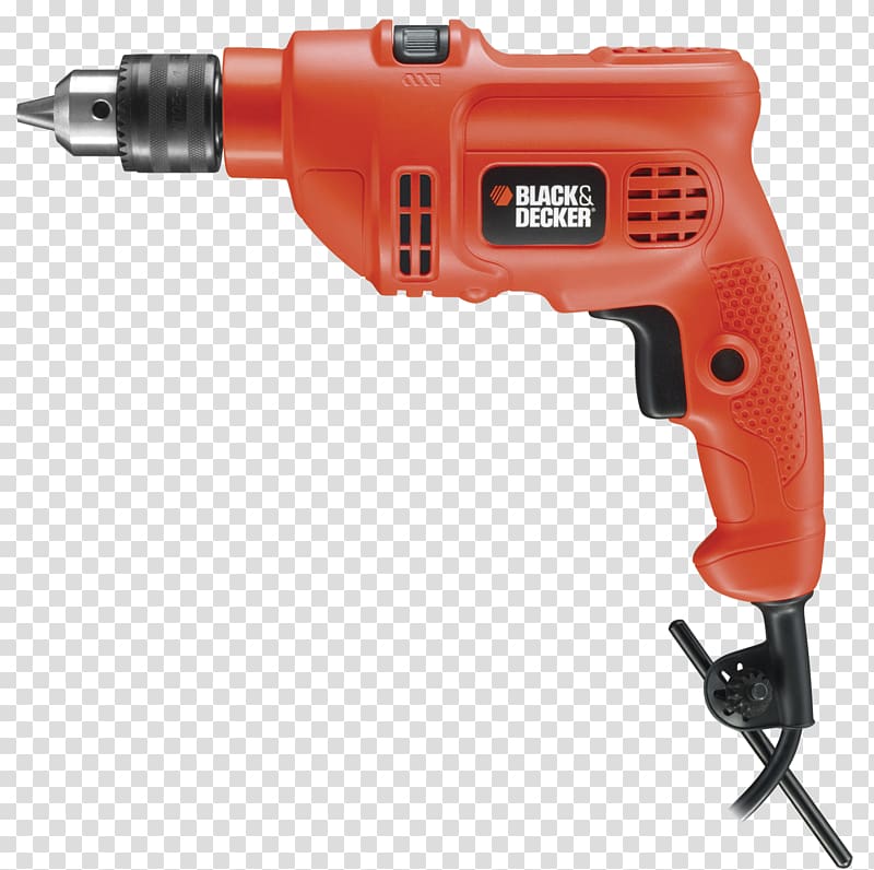 Black & Decker Augers Electric drill Cordless Hammer drill, martillo transparent background PNG clipart