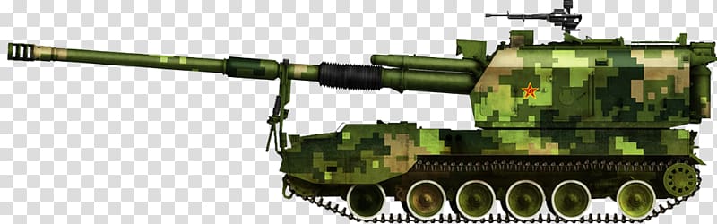 Tank China Self-propelled artillery Self-propelled gun PLZ-05, Self Propelled Artillery transparent background PNG clipart