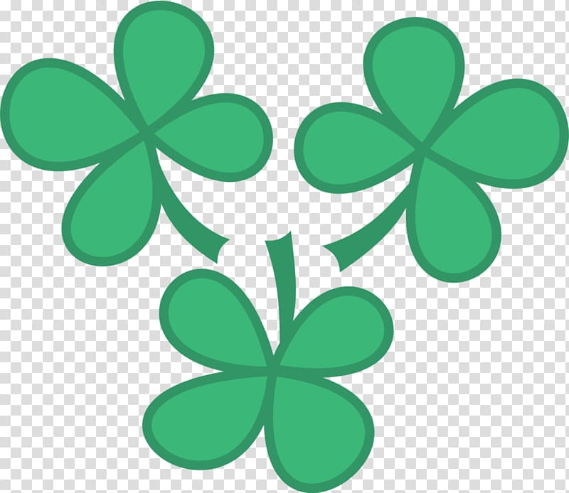 Four-leaf clover Pony Red Clover , lucky clover transparent background PNG clipart