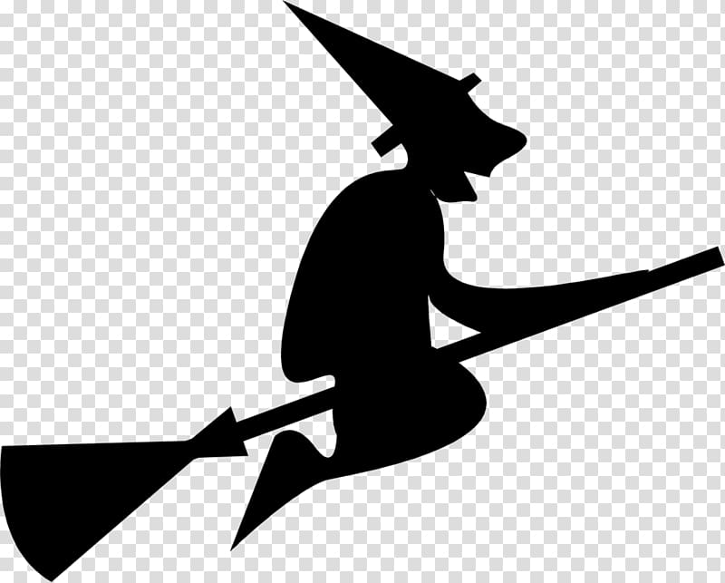Halloween Silhouette Witchcraft , Halloween Witch transparent background PNG clipart