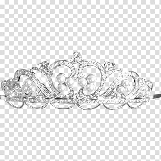 Tiara Imitation Gemstones & Rhinestones Jewellery Diamond Silver, Jewellery transparent background PNG clipart