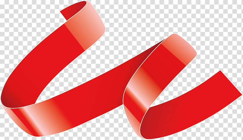Red ribbon Mercery, Promotional material cute red ribbon transparent background PNG clipart