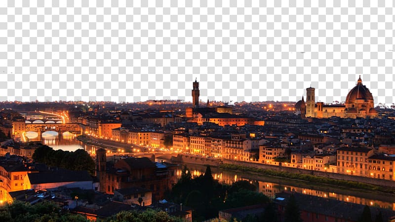 Florence Cathedral Palazzo Vecchio Ponte Vecchio Palazzo Pitti Uffizi, Italy Florence 4 transparent background PNG clipart