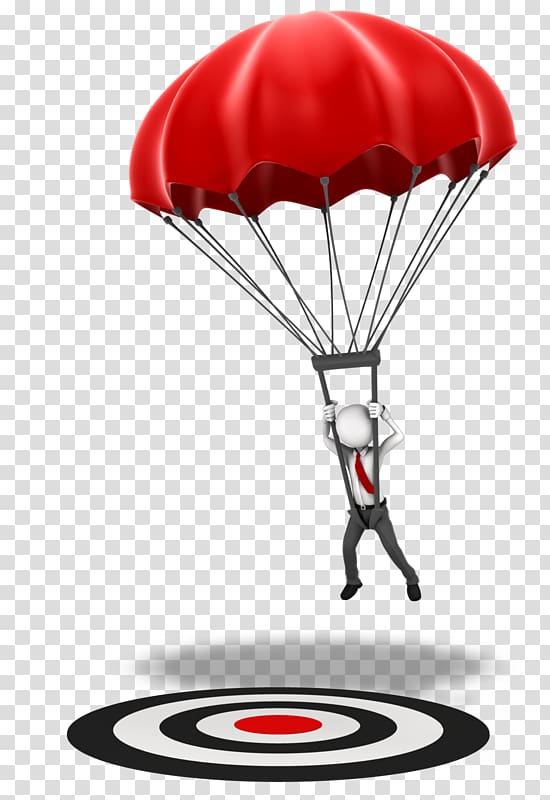 Parachuting Parachute landing fall Airplane , parachute transparent background PNG clipart