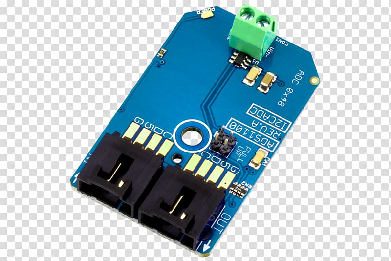 Microcontroller I²C Digital potentiometer Sensor, Digitaltoanalog Converter transparent background PNG clipart