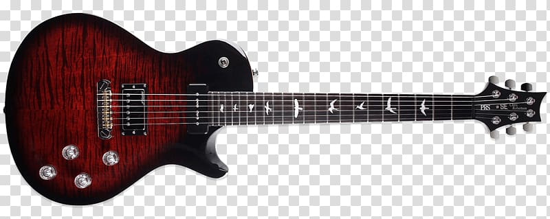PRS Guitars Musical Instruments Acoustic guitar Black Stone Cherry, electric guitar transparent background PNG clipart
