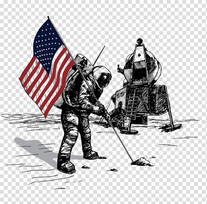 Apollo program Apollo 11 Moon landing, moon transparent background PNG clipart