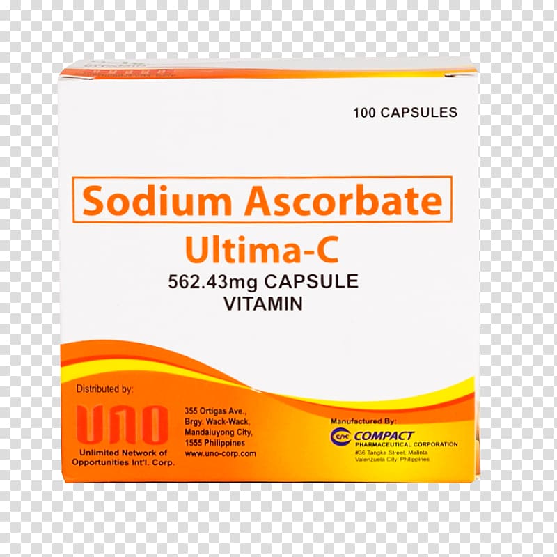 Sodium ascorbate Dietary supplement Vitamin C, capsule corp transparent background PNG clipart