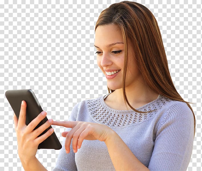 Text messaging , woman transparent background PNG clipart