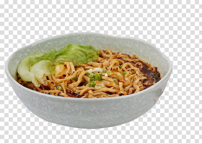 Lo mein Chongqing Chow mein Chinese noodles Yakisoba, Spicy cabbage face transparent background PNG clipart