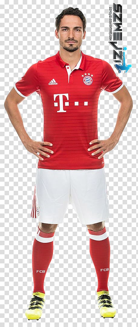 Mats Hummels FC Bayern Munich Jersey Football player, Mats Hummels transparent background PNG clipart