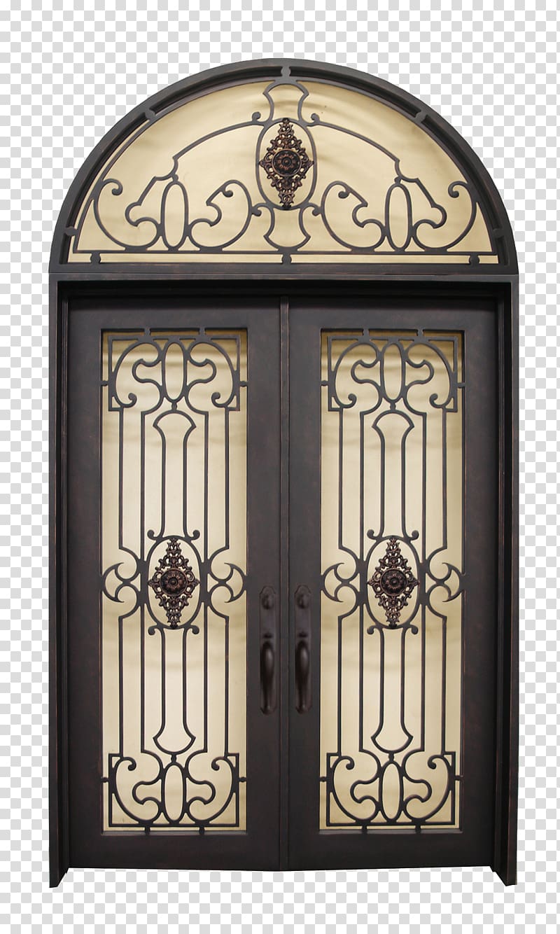 Door Sidelight Transom Arch Iron, door transparent background PNG clipart