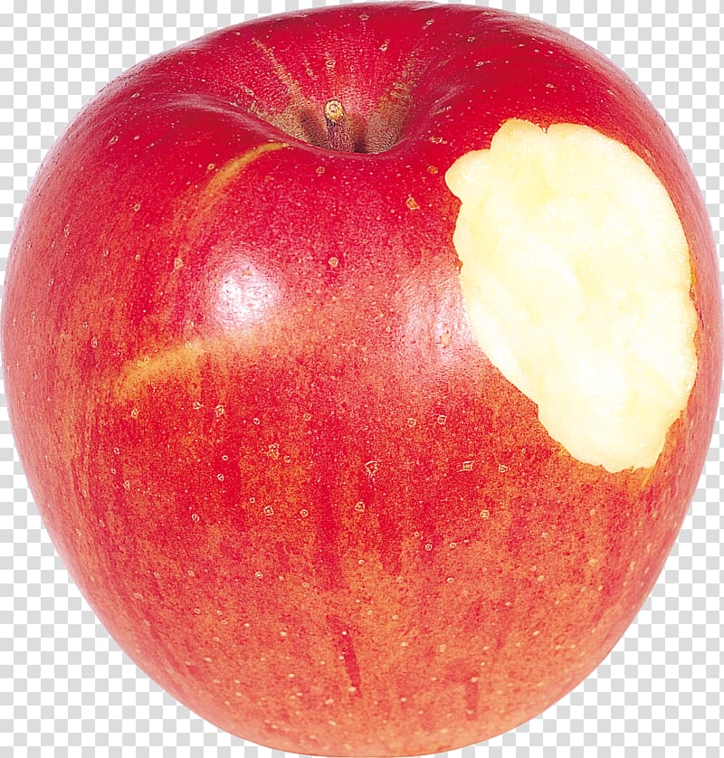 Apple Food, Bitten apple transparent background PNG clipart