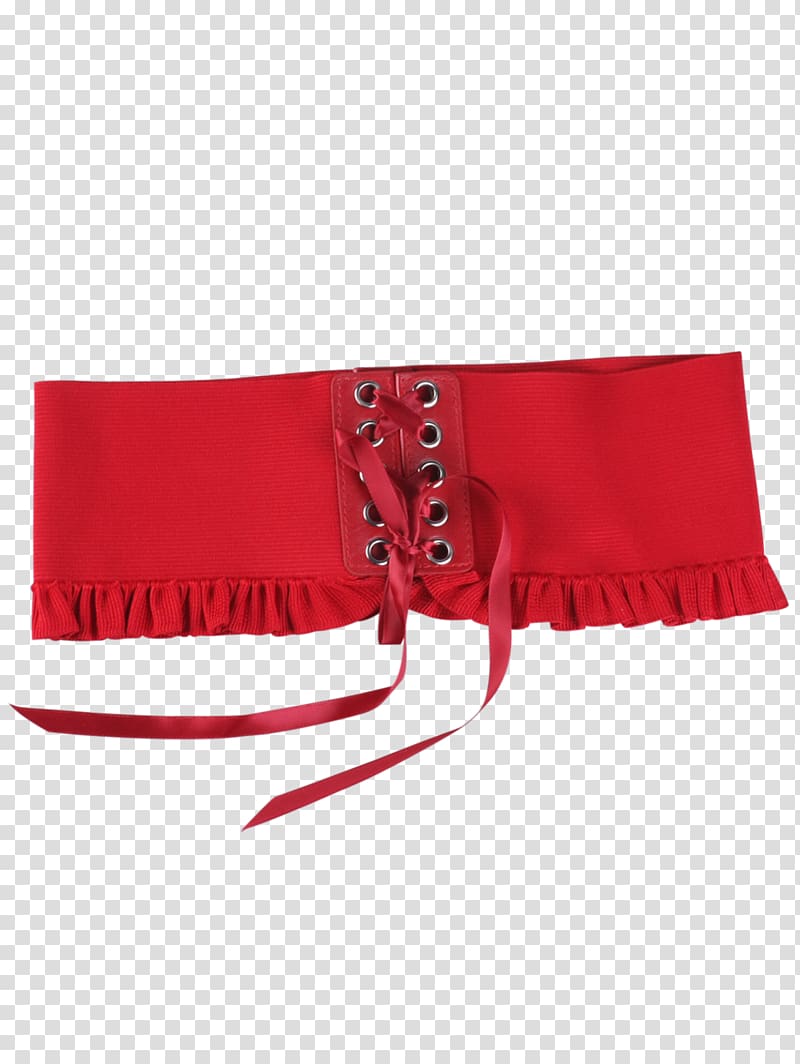 Clothing Accessories Belt Briefs Fashion, red lace transparent background PNG clipart