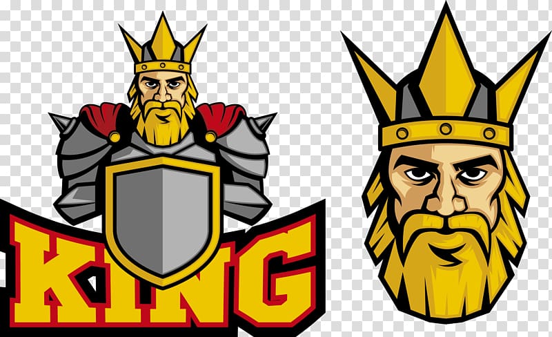 Logo King , European-style hand-painted flat royalty Avatar transparent background PNG clipart