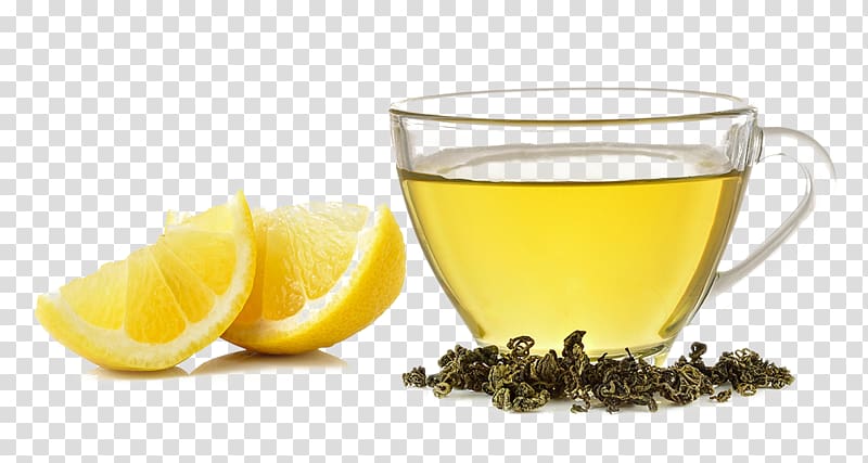 Tea Cannabidiol Cannabis Drink Hemp oil, In lemonade lemon slices and dried tea leaves next transparent background PNG clipart
