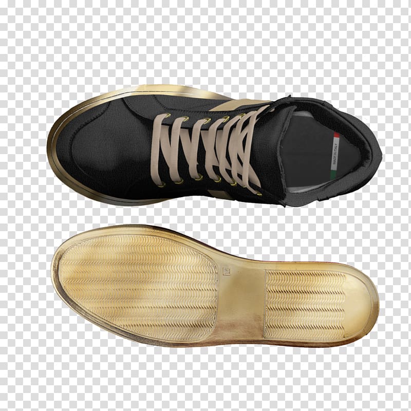 Shoe Footwear Brown, bottom gold transparent background PNG clipart