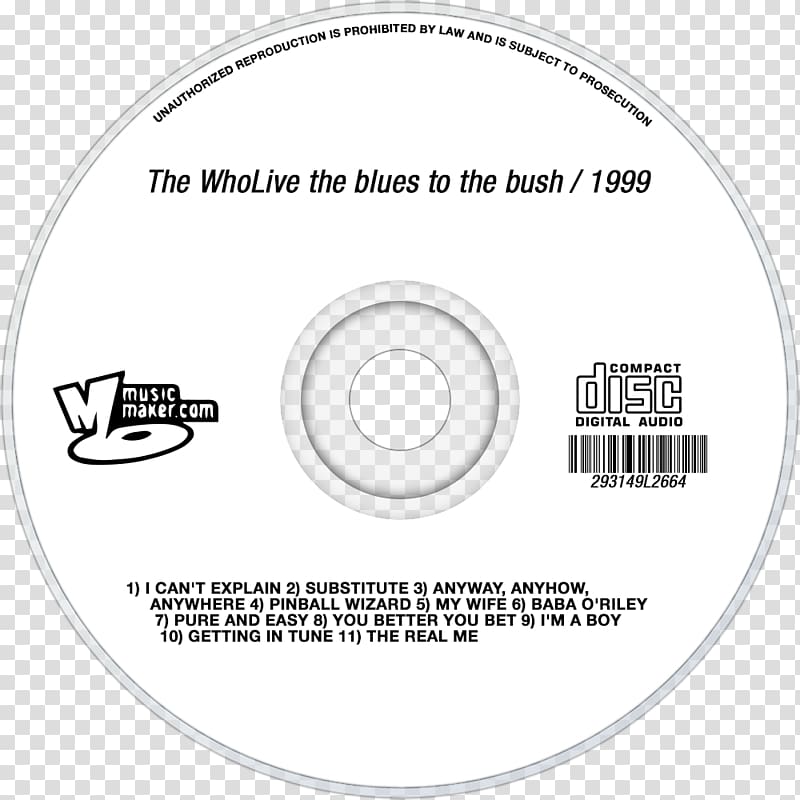 Compact disc 20th Century Masters: The Millennium Collection: The Best of The Who Blues to the Bush My Generation: The Very Best of The Who, Blues Music transparent background PNG clipart