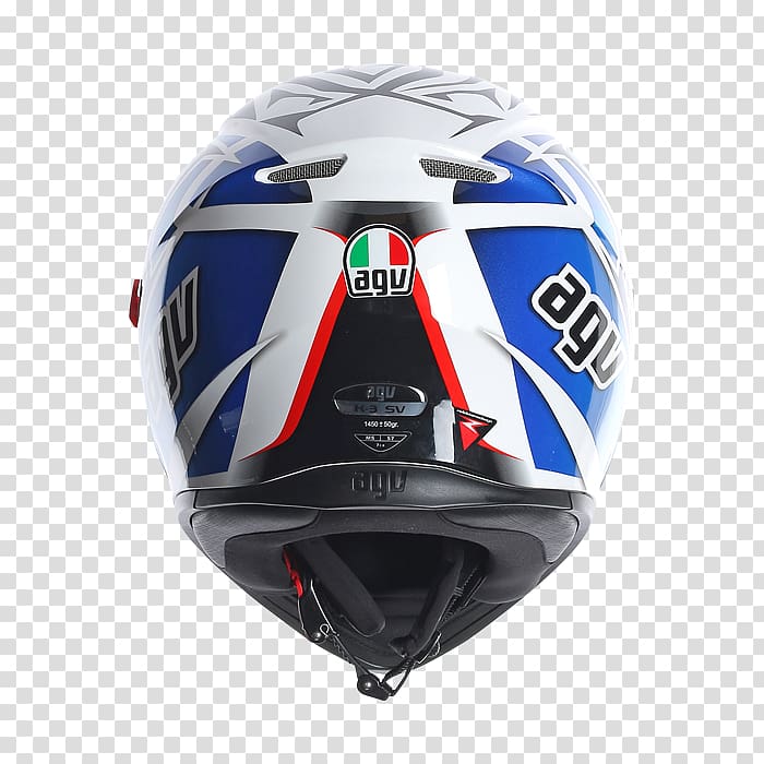 Bicycle Helmets Motorcycle Helmets Lacrosse helmet AGV Ski & Snowboard Helmets, Red White and Blue transparent background PNG clipart
