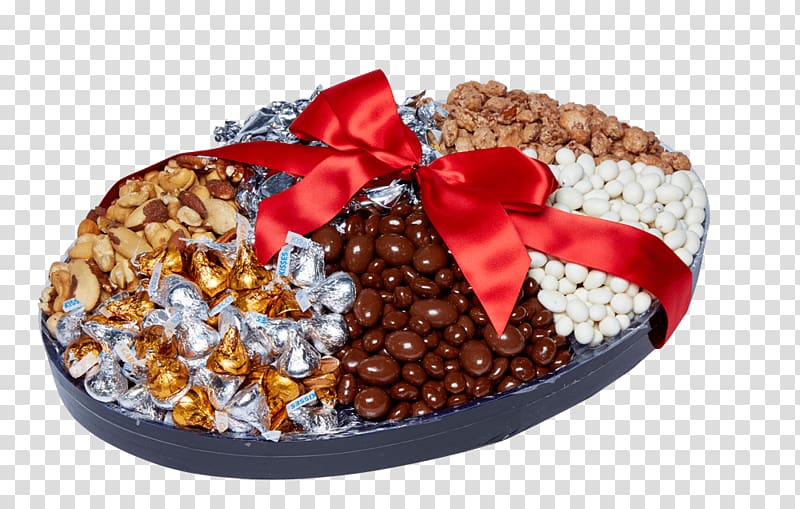 Food Gift Baskets Chocolate Confectionery, oval tray transparent background PNG clipart