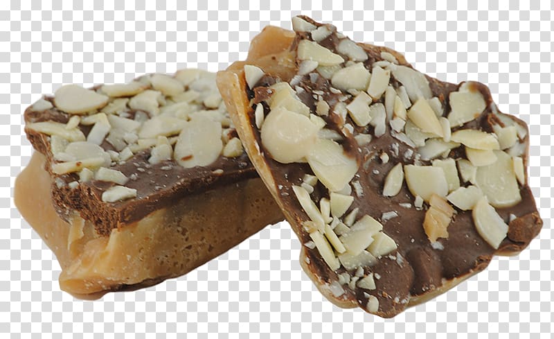 Fudge Chocolate brownie Praline Toffee, badam milk transparent background PNG clipart