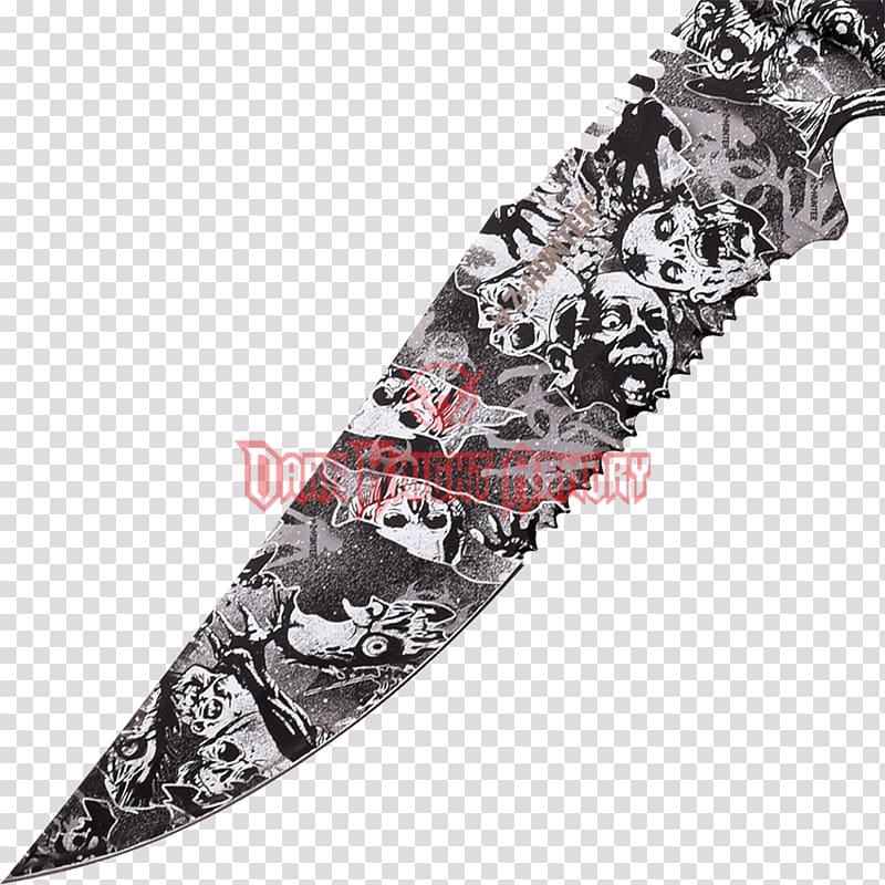 Zombie knife Blade Hunting & Survival Knives, knife transparent background PNG clipart