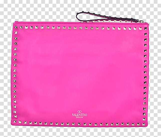 Handbag Zipper Valentino SpA, Ms. Valentino leather zipper clutch simplicity transparent background PNG clipart