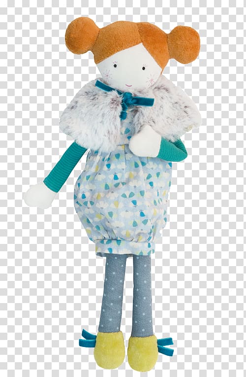 Doll Moulin Roty Stuffed Animals & Cuddly Toys Textile, doll transparent background PNG clipart