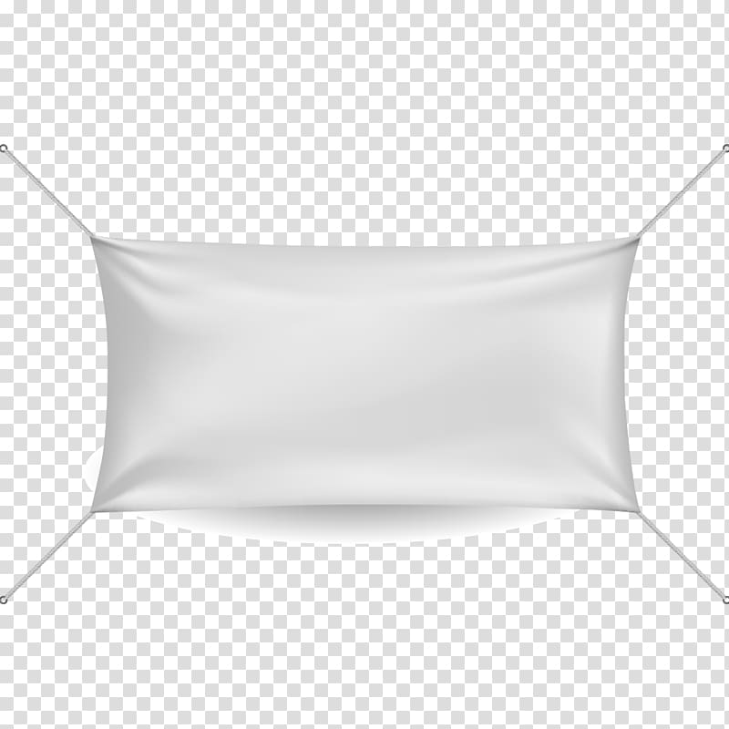 Textile White Pattern, White cloth with four angles transparent background PNG clipart