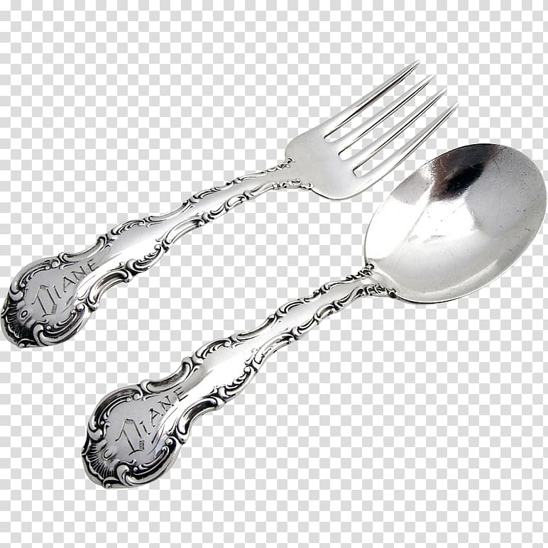 Spoon Fork Silver, spoon transparent background PNG clipart